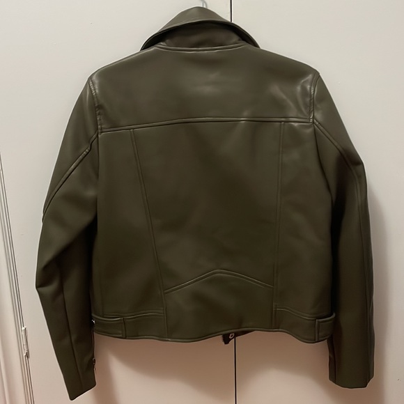 BlankNYC faux leather jacket - olive - medium - Picture 2 of 7